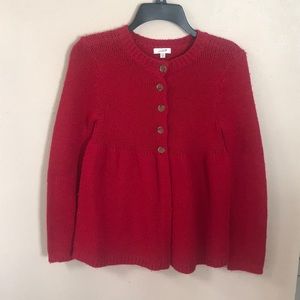 Girls red sweater